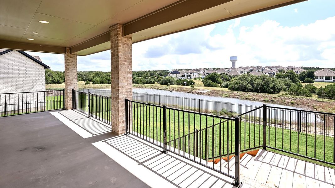 Balcony featuring a water view Balcony featuring a water view