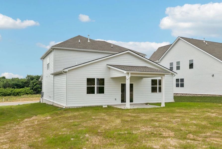 Front exterior of a new home in Willow Landing, Mount Juliet, TN, highlighting curb appeal (Image 17).