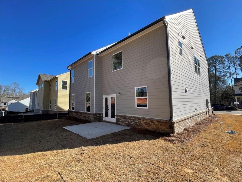 Exterior details and patio area of a home in , Buford (Image 3).