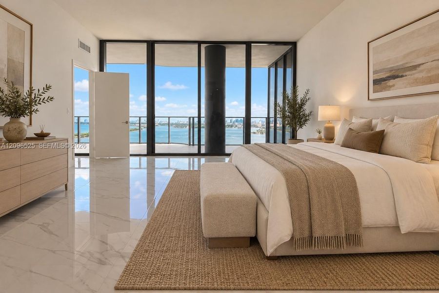 Furnished interior view inside a new home in Aria Reserve, Miami (Image 25).
