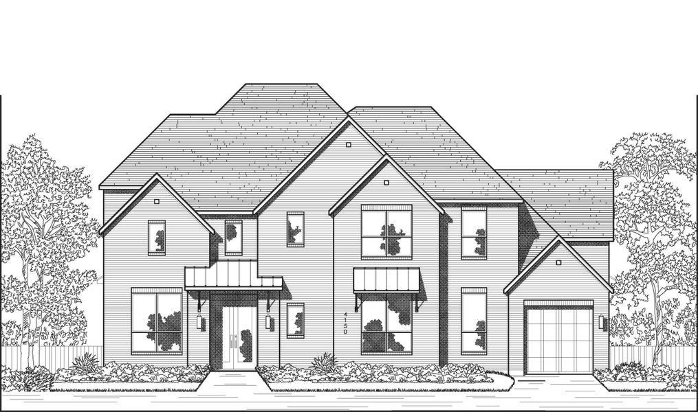 Representative rendering of the exterior for the Lucca Plan by Highland Homes (Image 29).