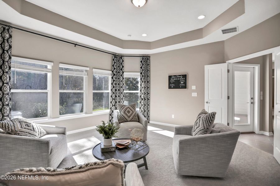 Furnished interior view inside a new home in , Green Cove Springs (Image 30). Furnished interior view inside a new home in , Green Cove Springs (Image 30).