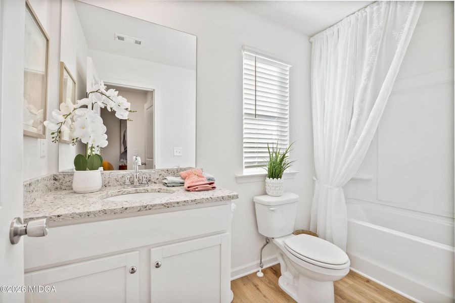 Furnished interior view inside a new home in Highland Pointe, Macon (Image 31). Furnished interior view inside a new home in Highland Pointe, Macon (Image 31).