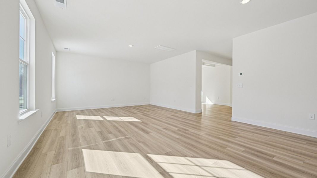 Representative furnished interior of a home built from the Wagener by DRB Homes in Jasper Landing, Four Oaks (Image 7).