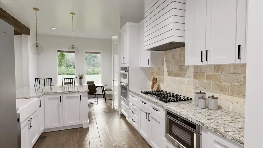 Furnished interior view inside a new home in , Magnolia (Image 5). Furnished interior view inside a new home in , Magnolia (Image 5).