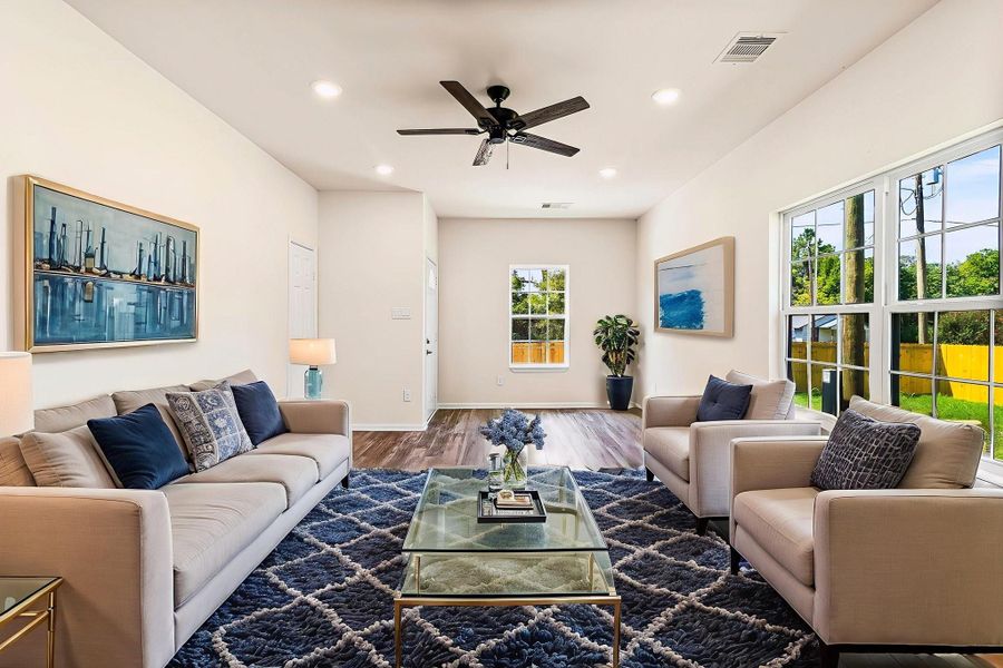 Furnished interior view inside a new home in , Livingston (Image 9). Furnished interior view inside a new home in , Livingston (Image 9).