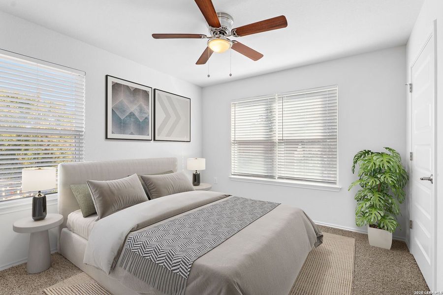 Furnished interior view inside a new home in , San Antonio (Image 10).