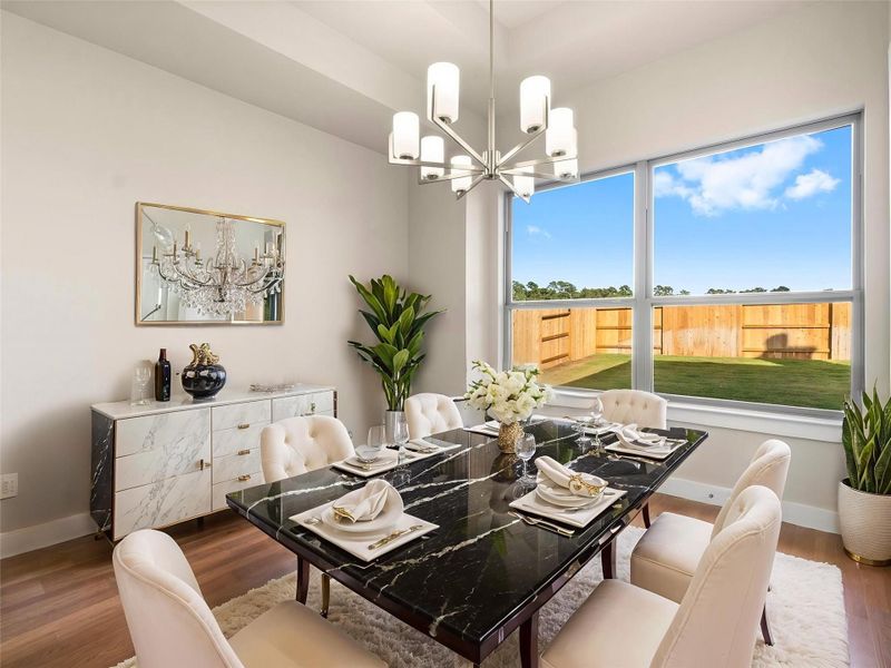 Furnished interior view inside a new home in Audubon 60’s, Magnolia (Image 13). Furnished interior view inside a new home in Audubon 60’s, Magnolia (Image 13).