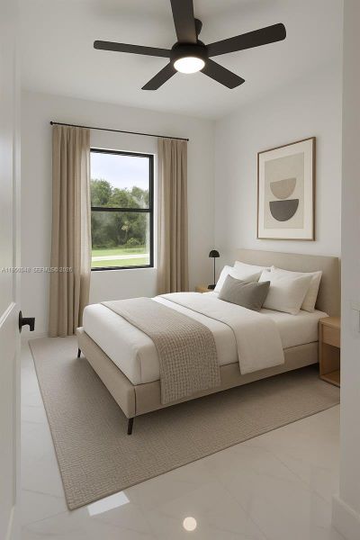 Second Bedroom - virtually staged