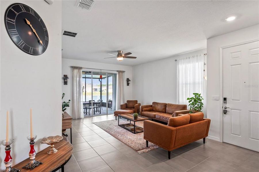 Furnished interior view inside a new home in Towns at Woodsdale, Wesley Chapel (Image 17).