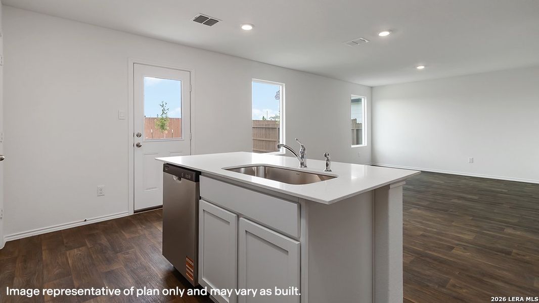 Furnished interior view inside a new home in Hickory Ridge, Elmendorf (Image 4).