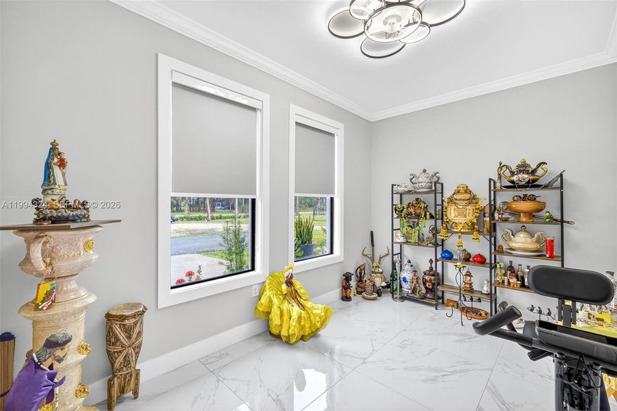 Furnished interior view inside a new home in , Naples (Image 19).