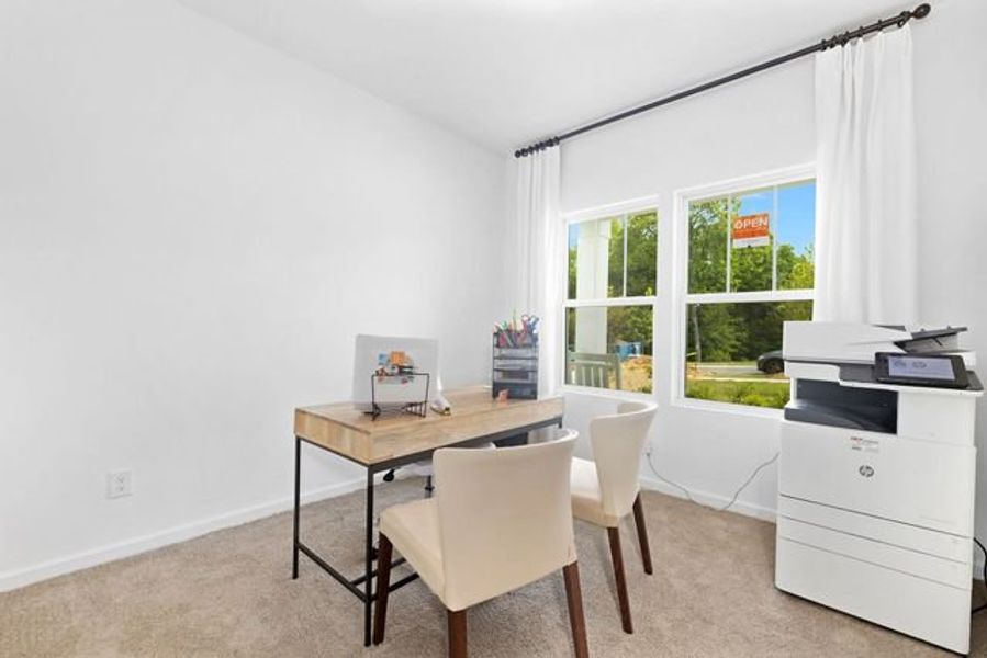 Representative furnished interior of a home built from the Whitney by True Homes in Westbrook Falls, Colfax (Image 26).