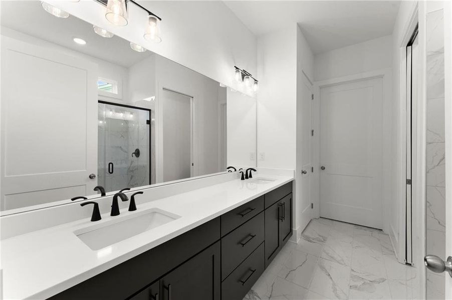 Furnished interior view inside a new home in Hillgrove Preserve, Powder Springs (Image 9).