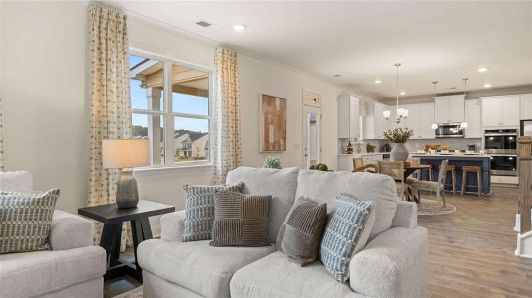 Furnished interior view inside a new home in The Gates at Pates Creek, Hampton (Image 25).