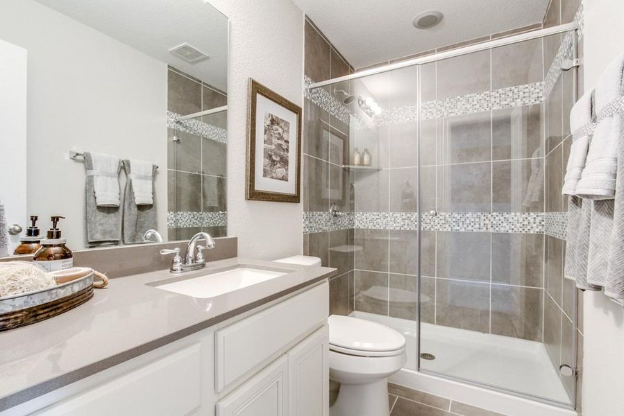 Furnished interior view inside a new home in Marvida, Cypress (Image 25).