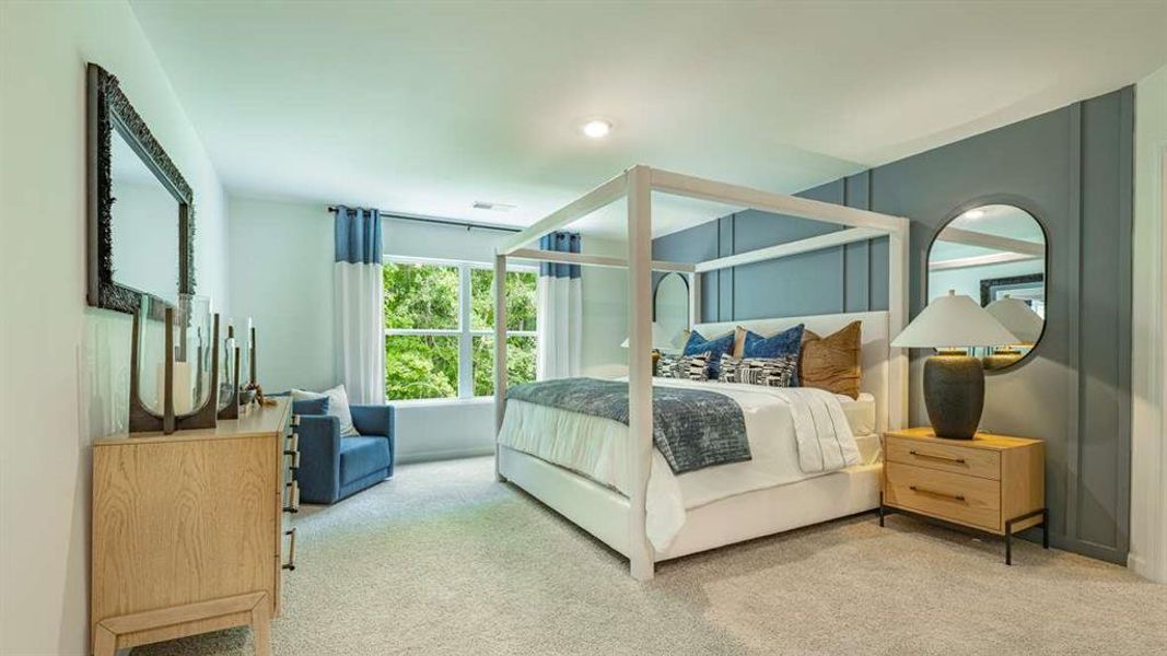 Furnished interior view inside a new home in Harvest Park, Decatur (Image 12).