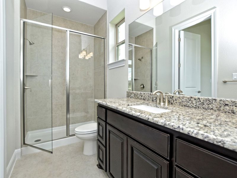 Representative furnished interior of a home built from the Siena III by Giddens Homes in Clearwater Ranch, Liberty Hill (Image 133).