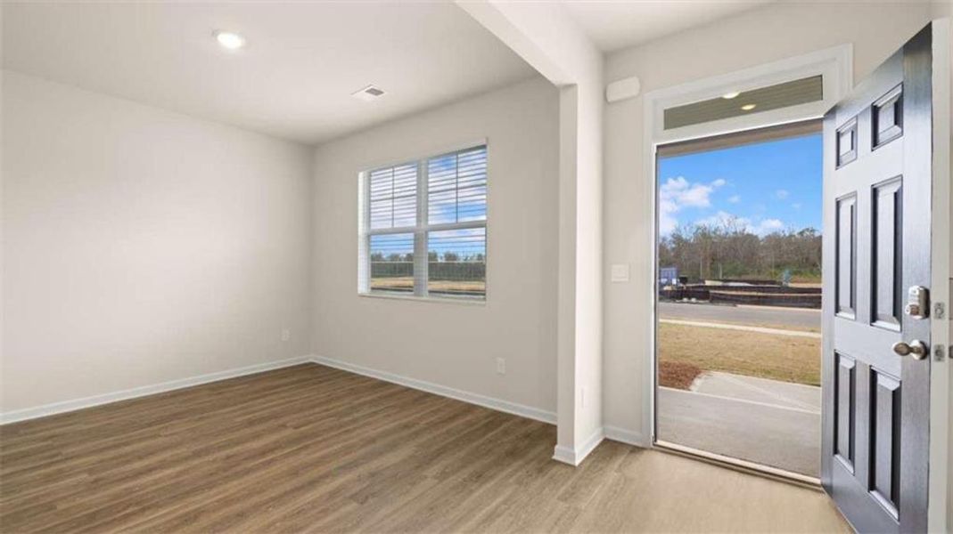Spacious, unfurnished interior of a new home in The Preserve at Agricultural Village, Perry (Image 17). Spacious, unfurnished interior of a new home in The Preserve at Agricultural Village, Perry (Image 17).
