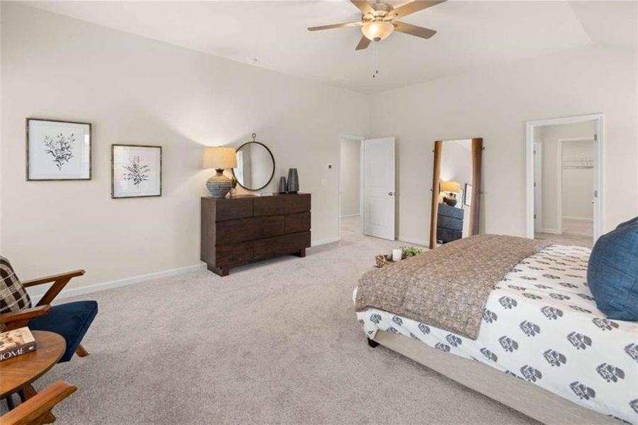 Furnished interior view inside a new home in Hillbrooke Preserve, Conyers (Image 51).