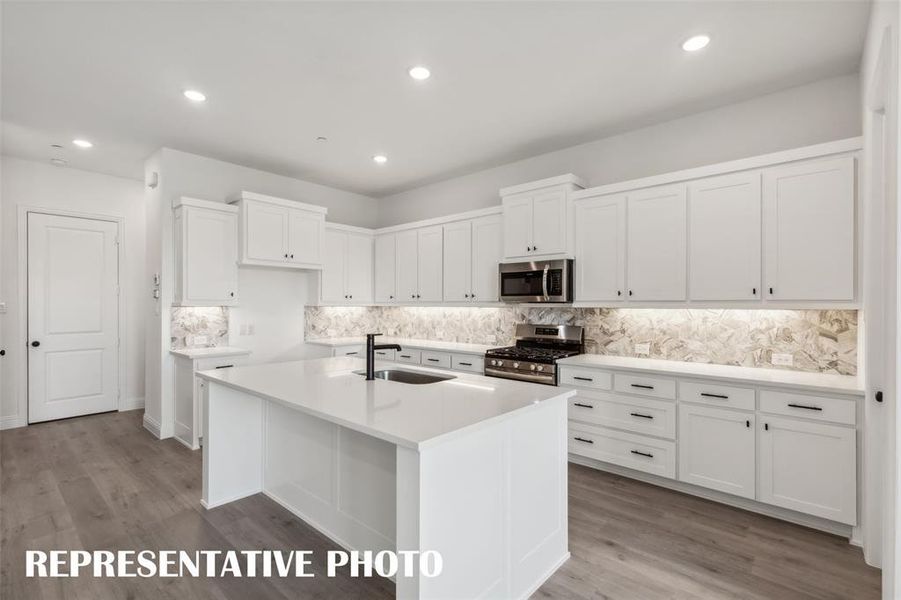 Beautiful and spacious, your dream kitchen awaits!  REPRESENTATIVE PHOTO