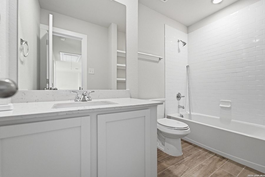Furnished interior view inside a new home in Morgan Meadows, San Antonio (Image 7).