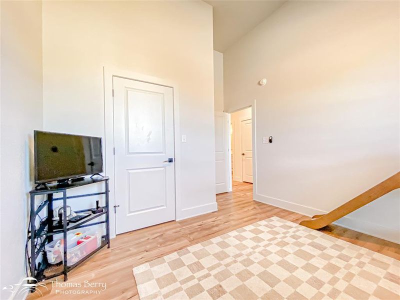 All bedrooms have walk in closets and built in shelves for added storage!