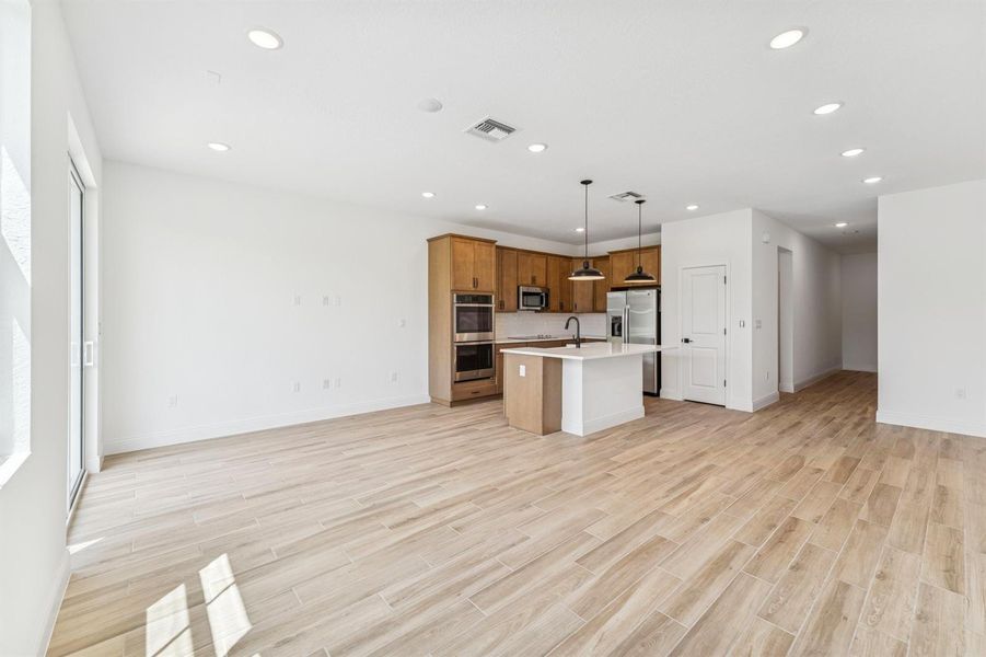 Dining Area, Great Room & Kitchen
