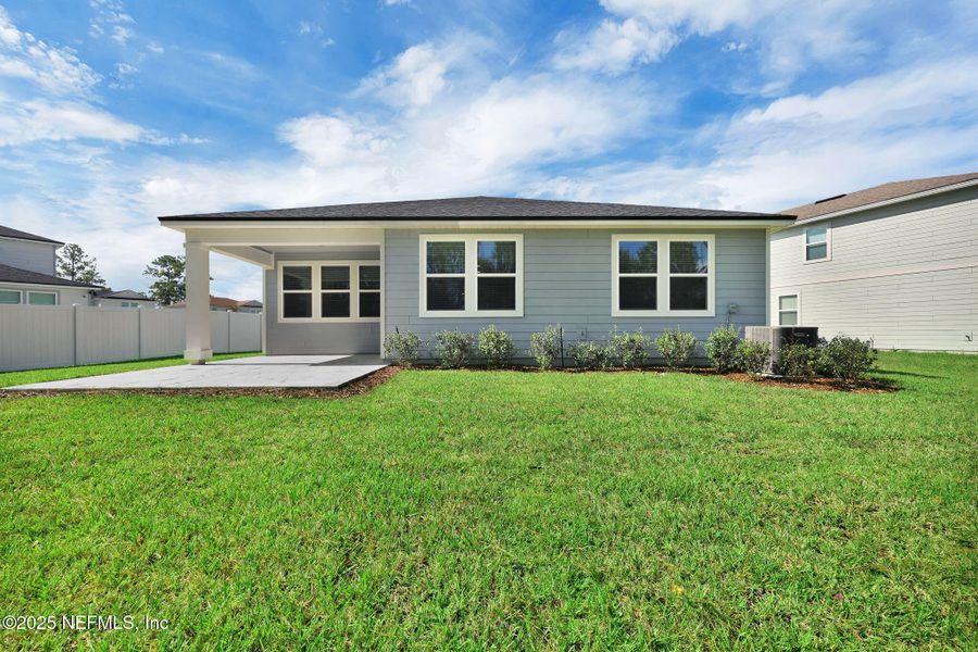 Exterior details and patio area of a home in Bradley Creek, Green Cove Springs (Image 26). Exterior details and patio area of a home in Bradley Creek, Green Cove Springs (Image 26).