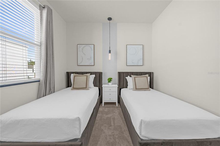 Furnished interior view inside a new home in , Clermont (Image 14).