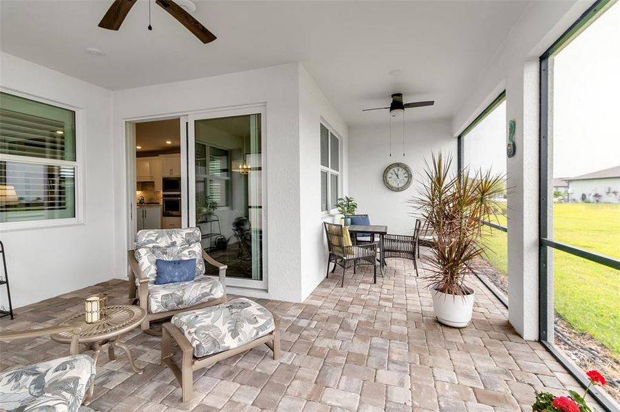 Exterior details and patio area of a home in , Parrish (Image 3).