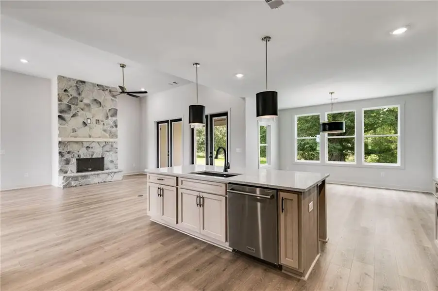 Furnished interior view inside a new home in The Meadows at Lake Circle, Buchanan (Image 9).