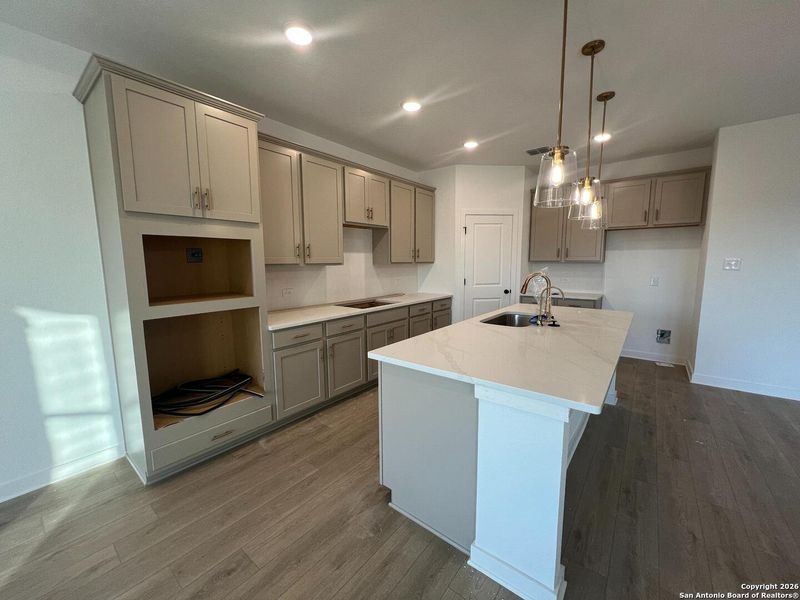 Furnished interior view inside a new home in Nopal Valley, San Antonio (Image 9).