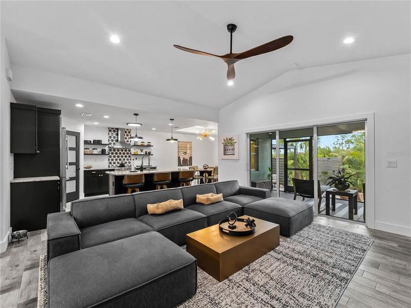Furnished interior view inside a new home in , Placida (Image 8).
