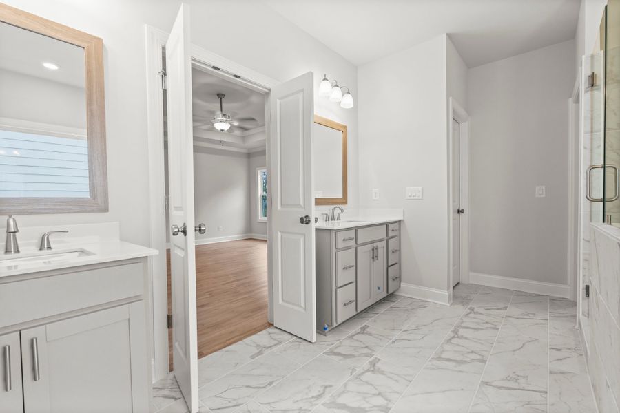 Representative furnished interior of a home built from the The Castleberry by The Providence Group in Aberdeen, Hoschton (Image 12).