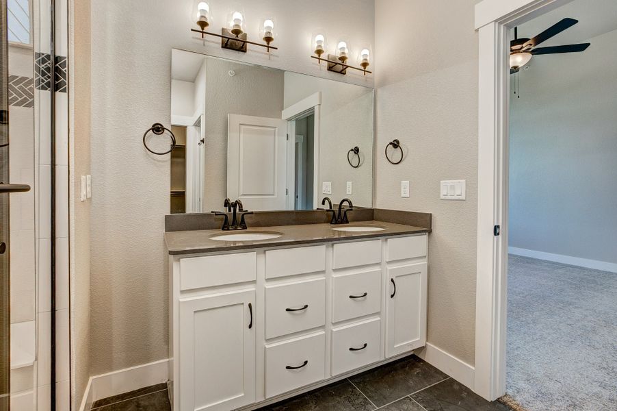 Representative furnished interior of a home built from the The Camden 2 by Landmark Homes in Highlands at Fox Hill, Longmont (Image 11).