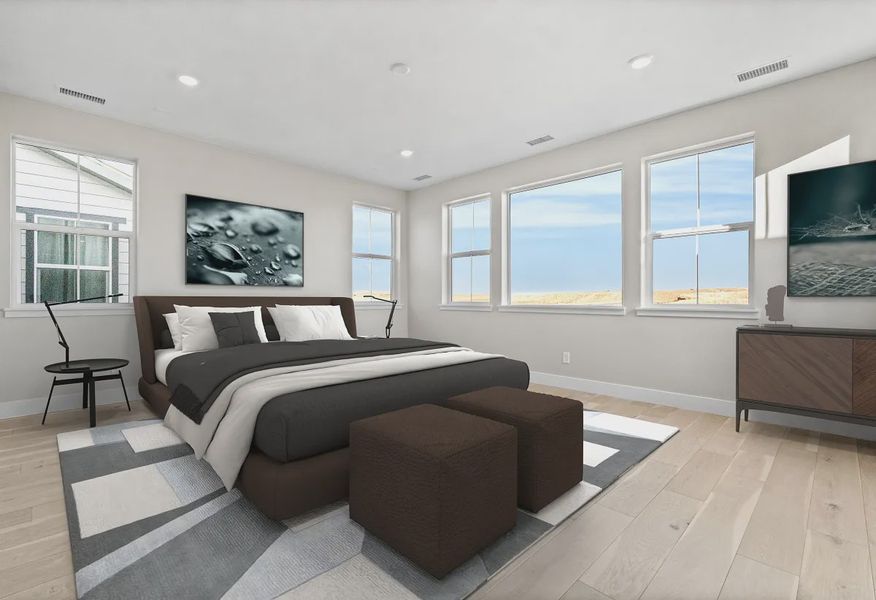 Homesite 3703 Primary Bedroom - Virtually Staged - 14 of 28