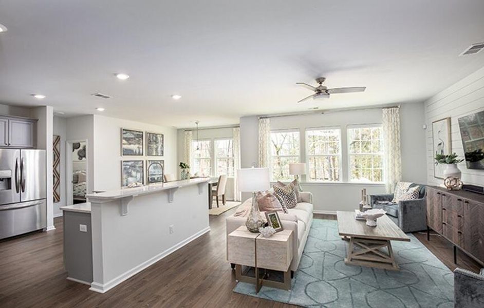 Furnished interior view inside a new home in Cypress Preserve, Moncks Corner (Image 6).