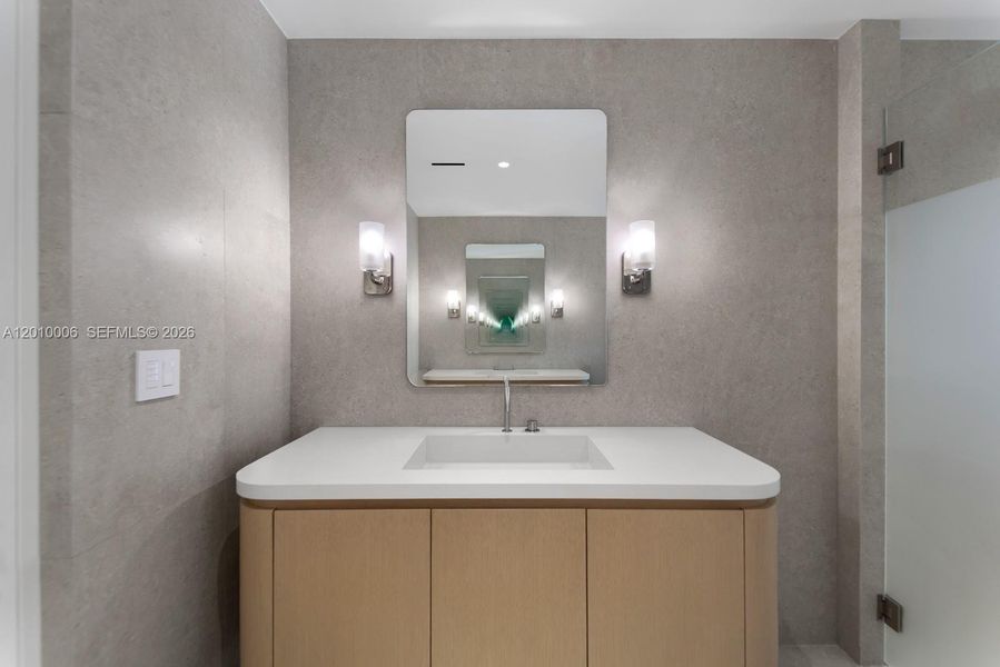 Furnished interior view inside a new home in , Coral Gables (Image 36).