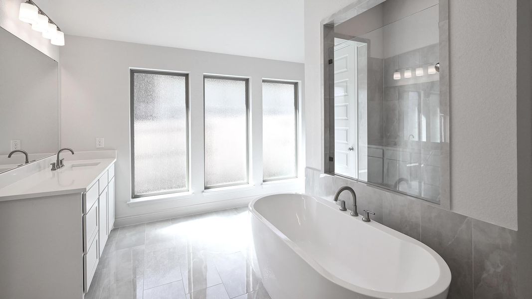 Furnished interior view inside a new home in La Cima 50', San Marcos (Image 10). Furnished interior view inside a new home in La Cima 50', San Marcos (Image 10).