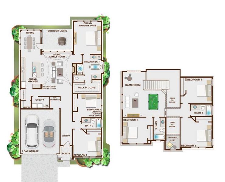 2D floor plan layout of this home in , Venus, TX (Image 5). 2D floor plan layout of this home in , Venus, TX (Image 5).
