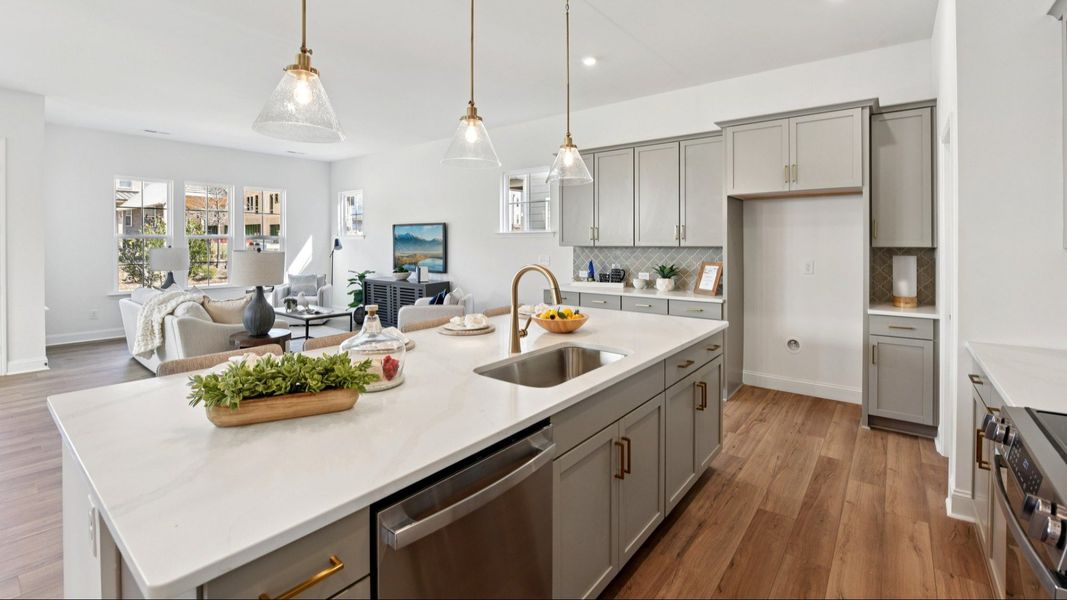 The Brentwood by DRB homes in River District Charlotte NC - Kitchen The Brentwood by DRB homes in River District Charlotte NC - Kitchen