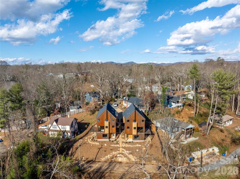In-progress construction of a new home in , Asheville, NC (Image 37).