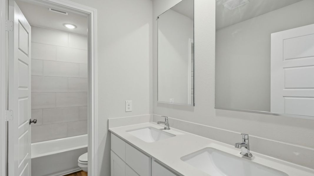 Secondary bathroom