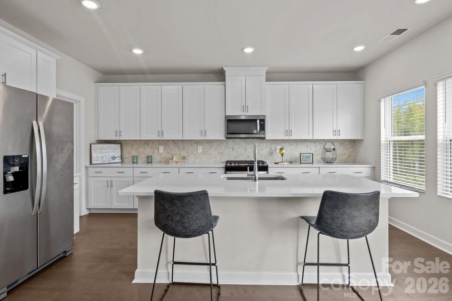 Furnished interior view inside a new home in Shepherds Landing, Mooresville (Image 9).