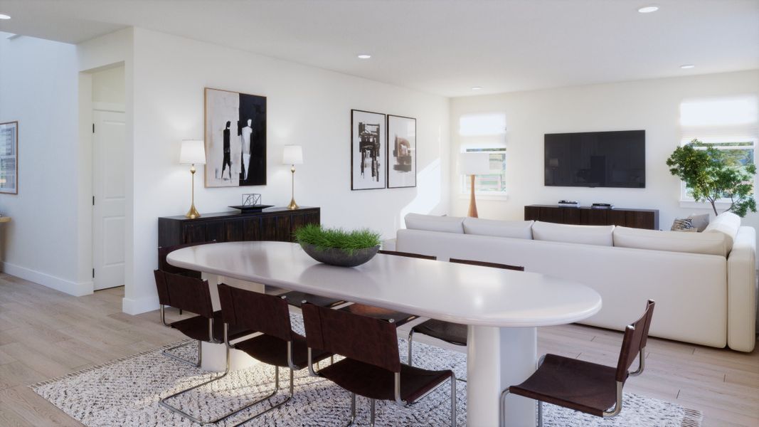 Representative furnished interior of a home built from the 2 by Trumark Homes in Independence, Elizabeth (Image 7).