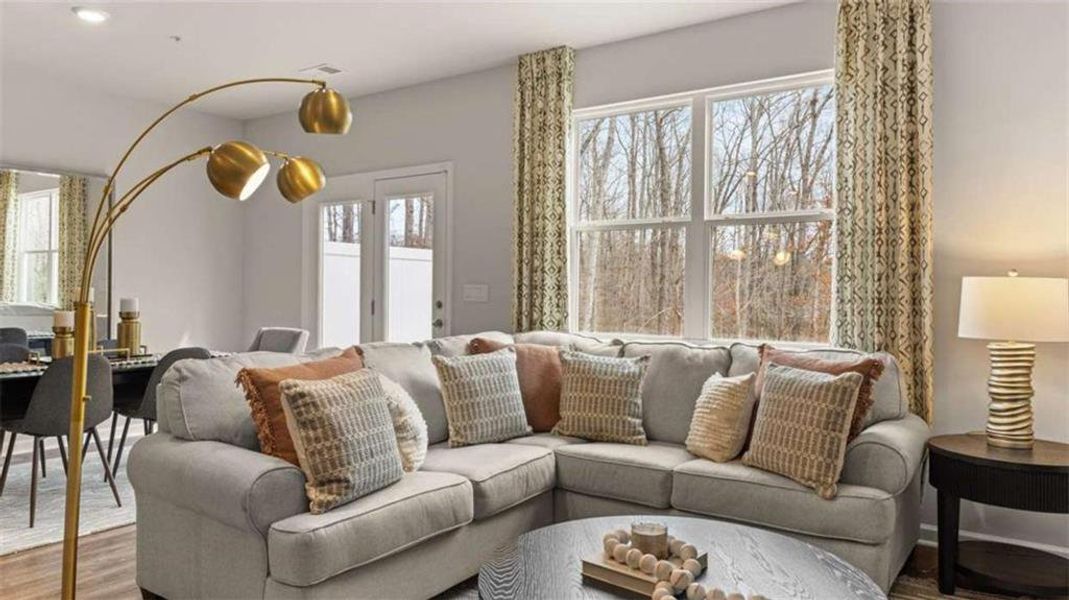 Furnished interior view inside a new home in Echo Glen, Stockbridge (Image 47). Furnished interior view inside a new home in Echo Glen, Stockbridge (Image 47).