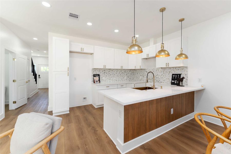 Furnished interior view inside a new home in , Houston (Image 12).