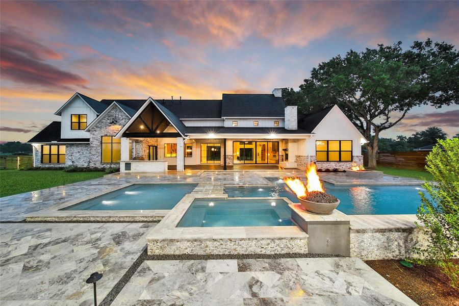 A stunning custom home in the heart of Cypress features a modern design on a spacious 1.9 Acres. Resort style living features a luxurious pool and spa, a full-size pickelball court, serene landscaping with modern lighting features and no restrictions allows for personalization how you wish to live. A stunning custom home in the heart of Cypress features a modern design on a spacious 1.9 Acres. Resort style living features a luxurious pool and spa, a full-size pickelball court, serene landscaping with modern lighting features and no restrictions allows for personalization how you wish to live.