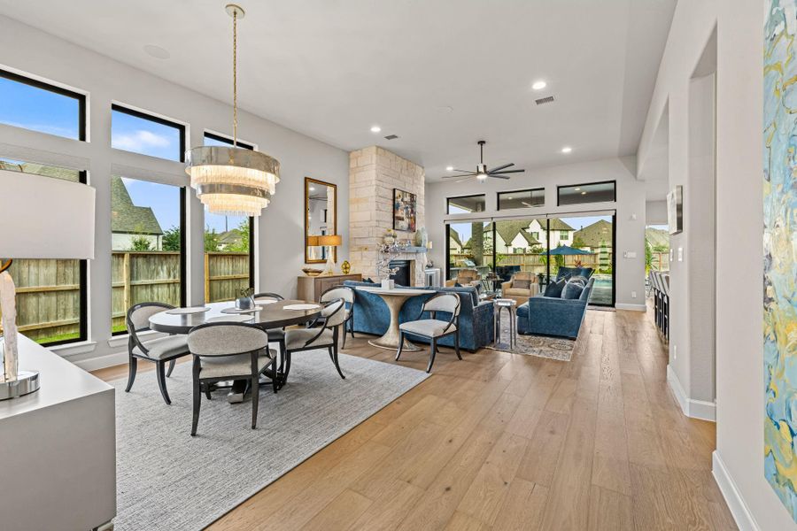 Furnished interior view inside a new home in , Fulshear (Image 17).
